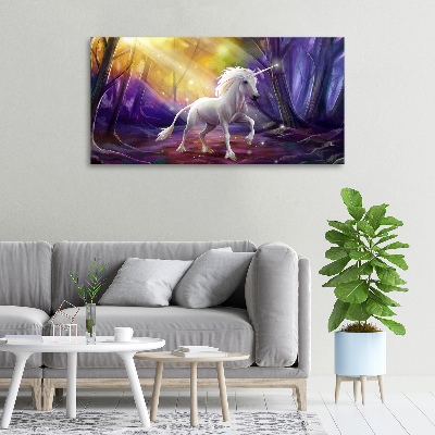 Tableau toile imprimée Licorne