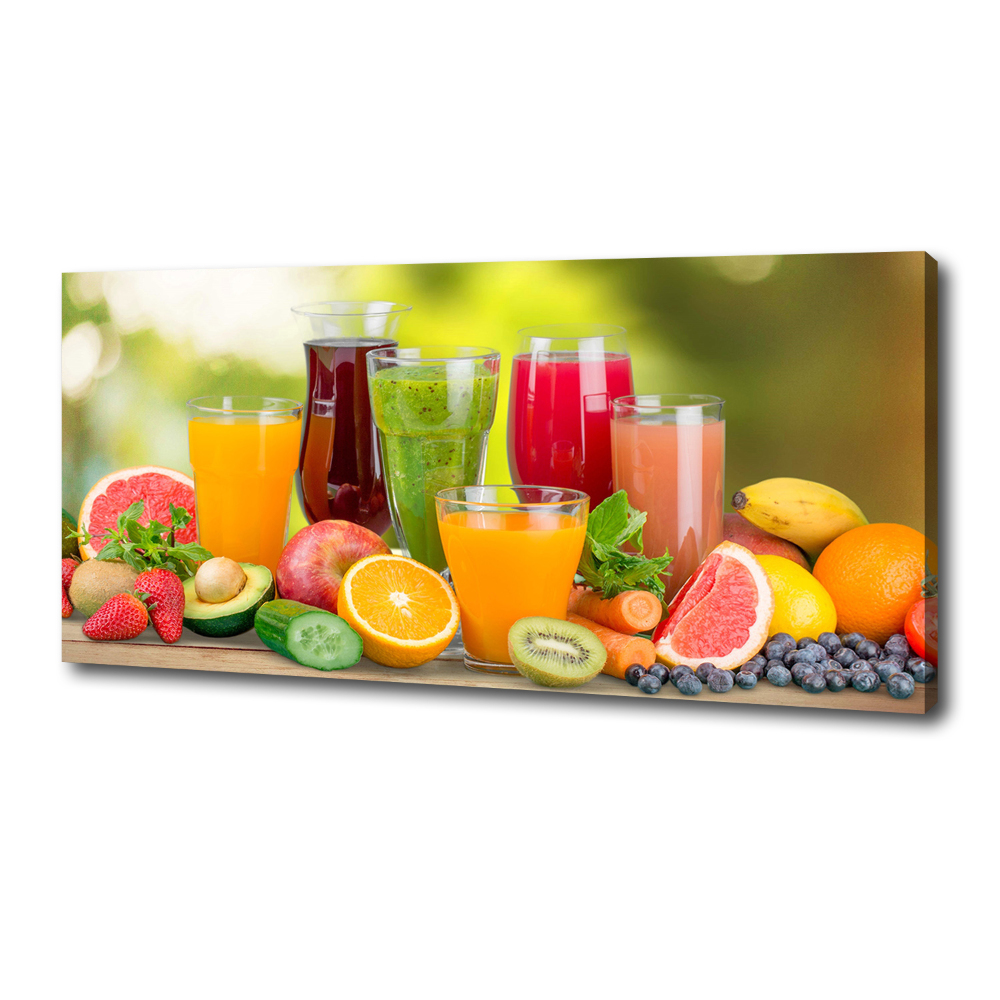 Tableau sur toile Jus de fruits