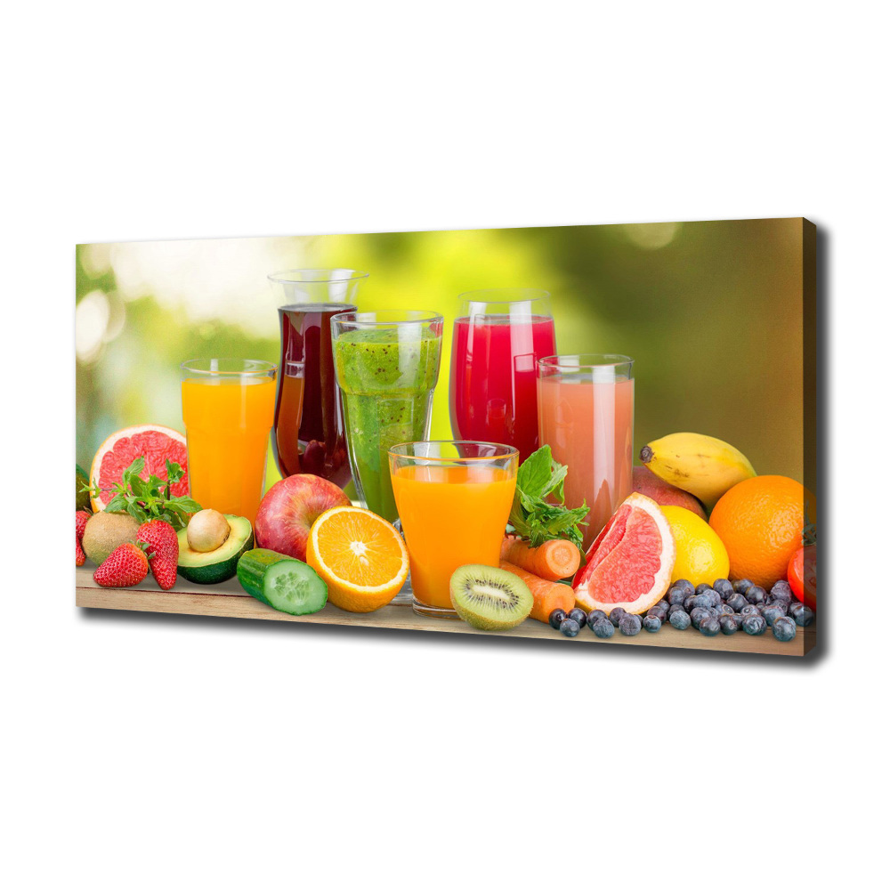 Tableau sur toile Jus de fruits