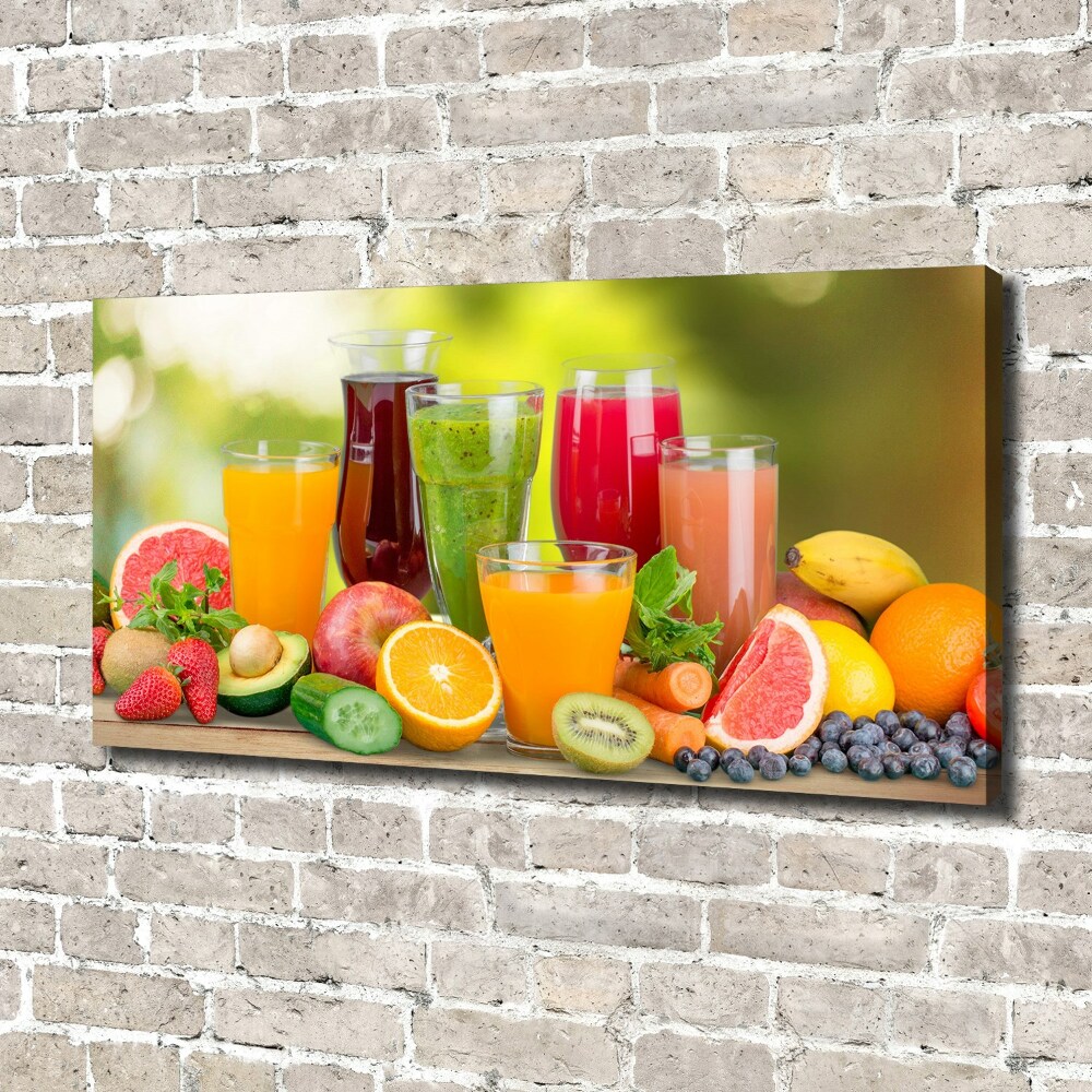 Tableau sur toile Jus de fruits