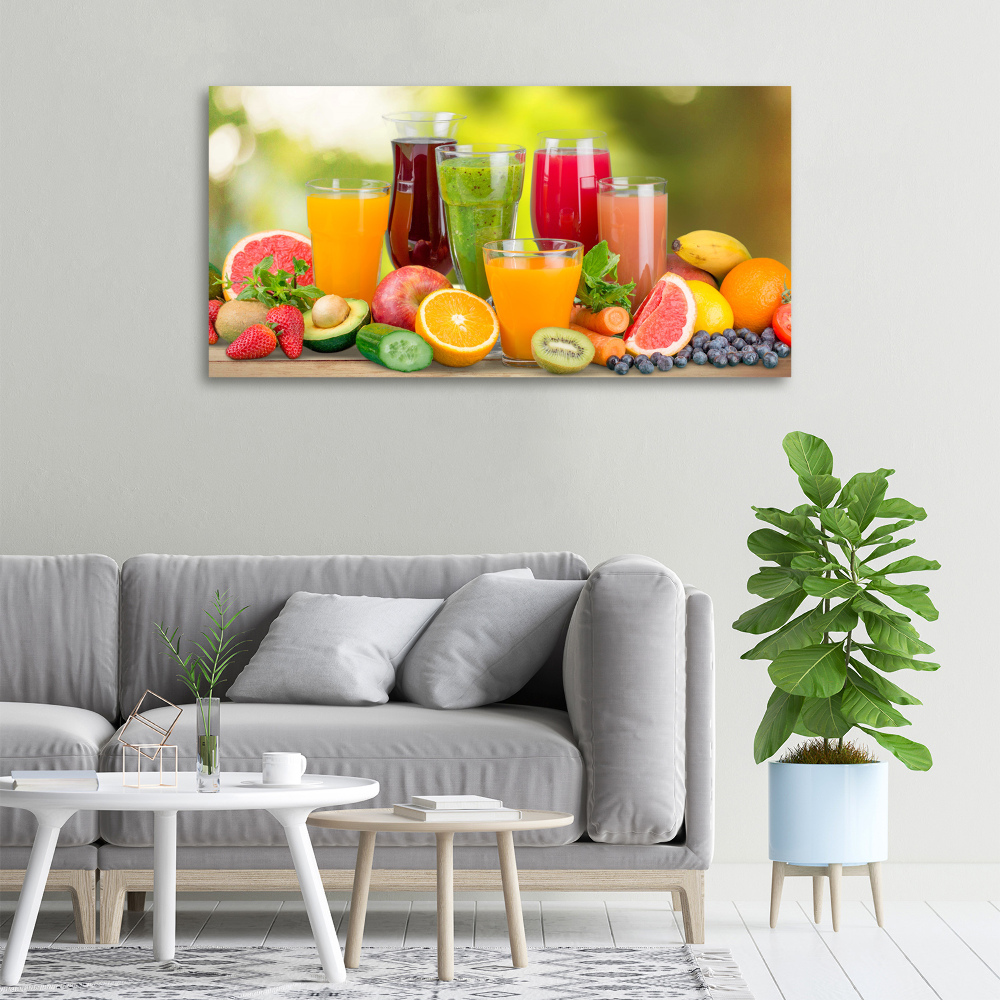 Tableau sur toile Jus de fruits