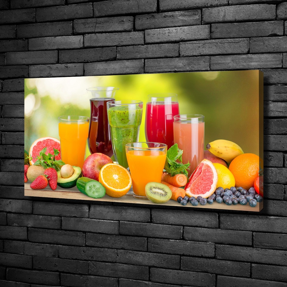 Tableau sur toile Jus de fruits