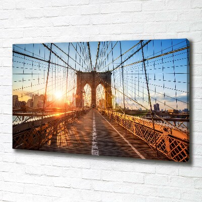 Tableau toile imprimée Pont de Brooklyn