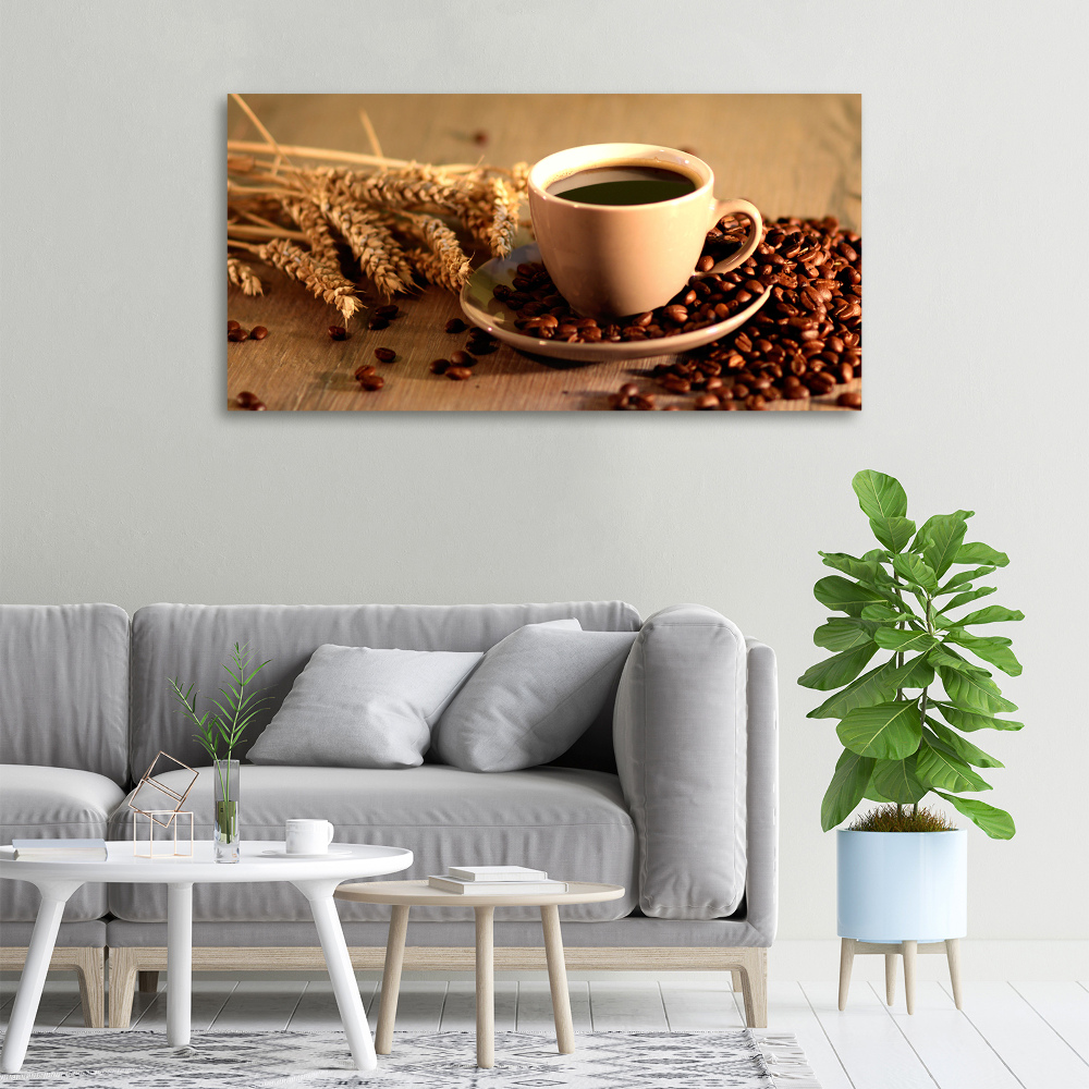 Tableau imprimé sur toile Le café aromatique