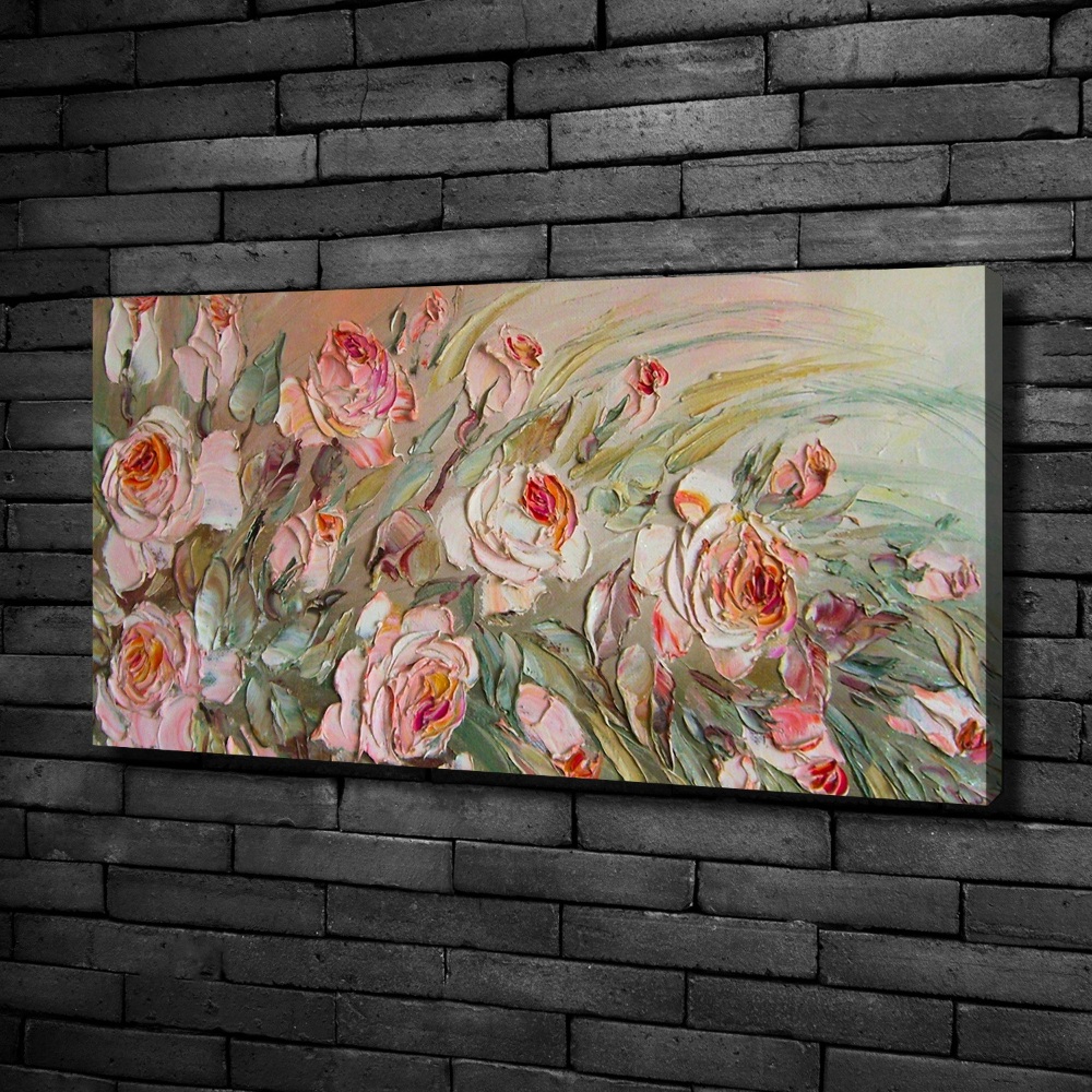 Tableau toile imprimée Roses