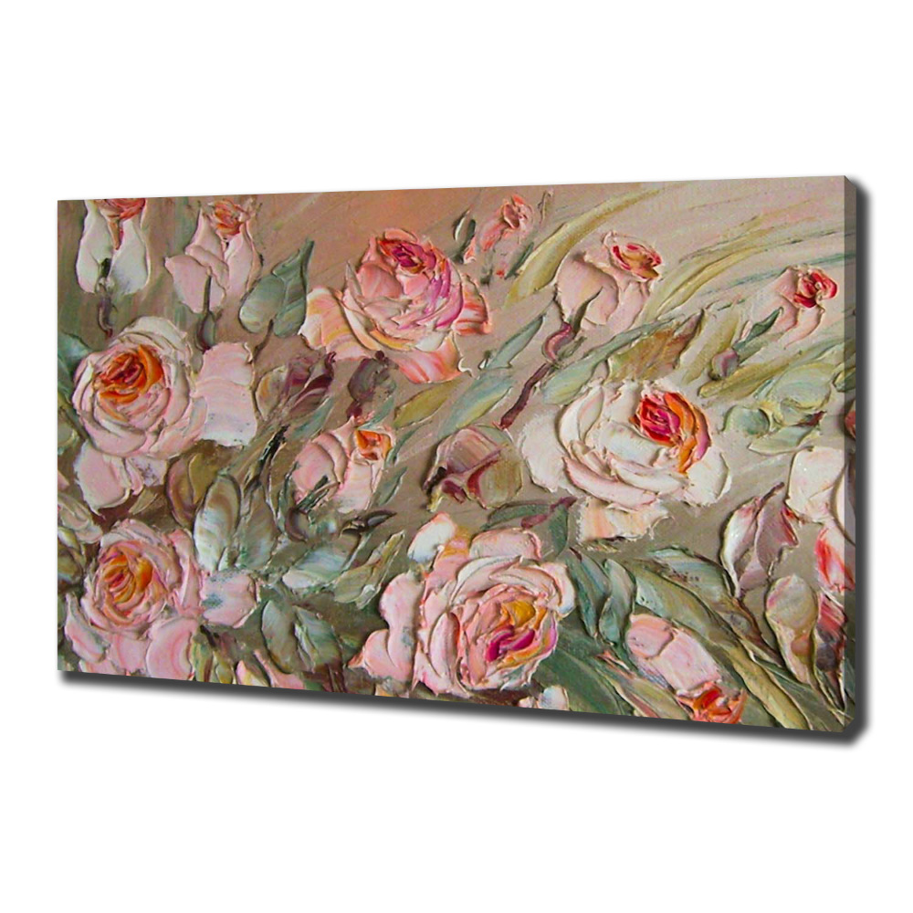 Tableau toile imprimée Roses