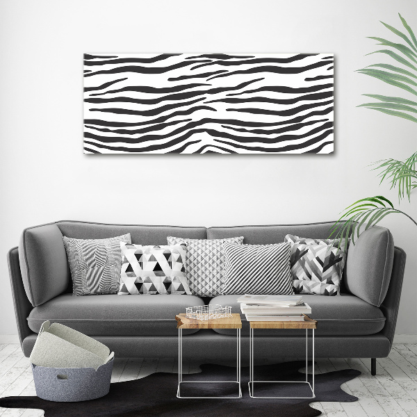 Tableau mural sur toile Fond de zèbre