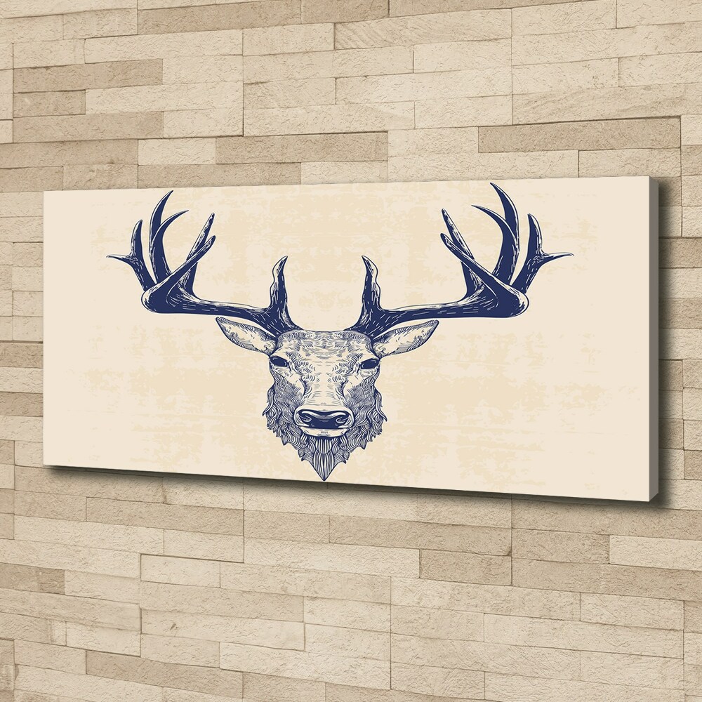 Tableau mural sur toile Tête de cerf