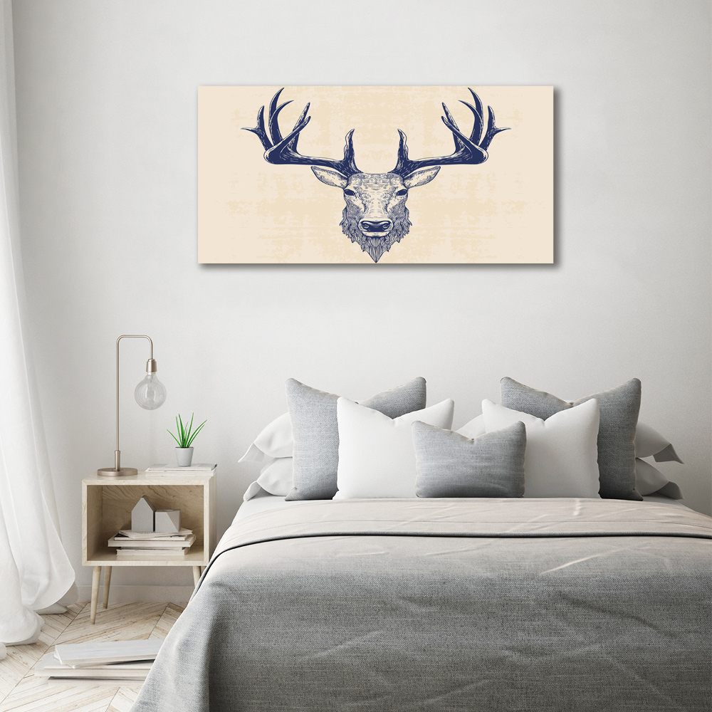 Tableau mural sur toile Tête de cerf