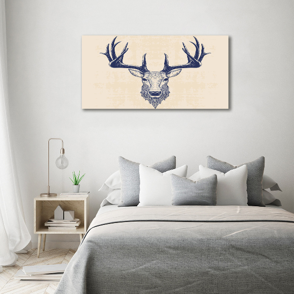 Tableau mural sur toile Tête de cerf