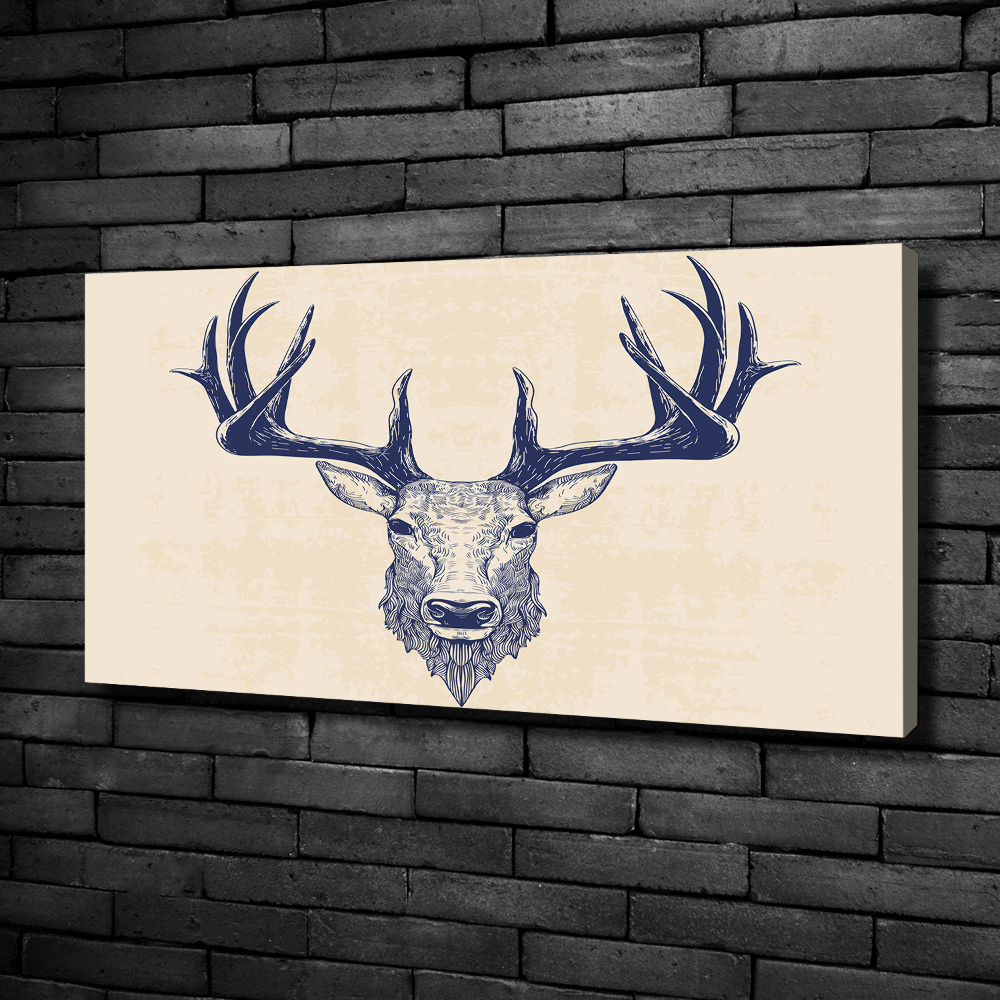 Tableau mural sur toile Tête de cerf