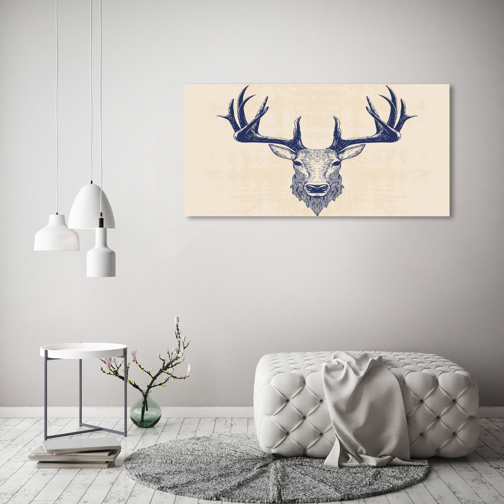 Tableau mural sur toile Tête de cerf