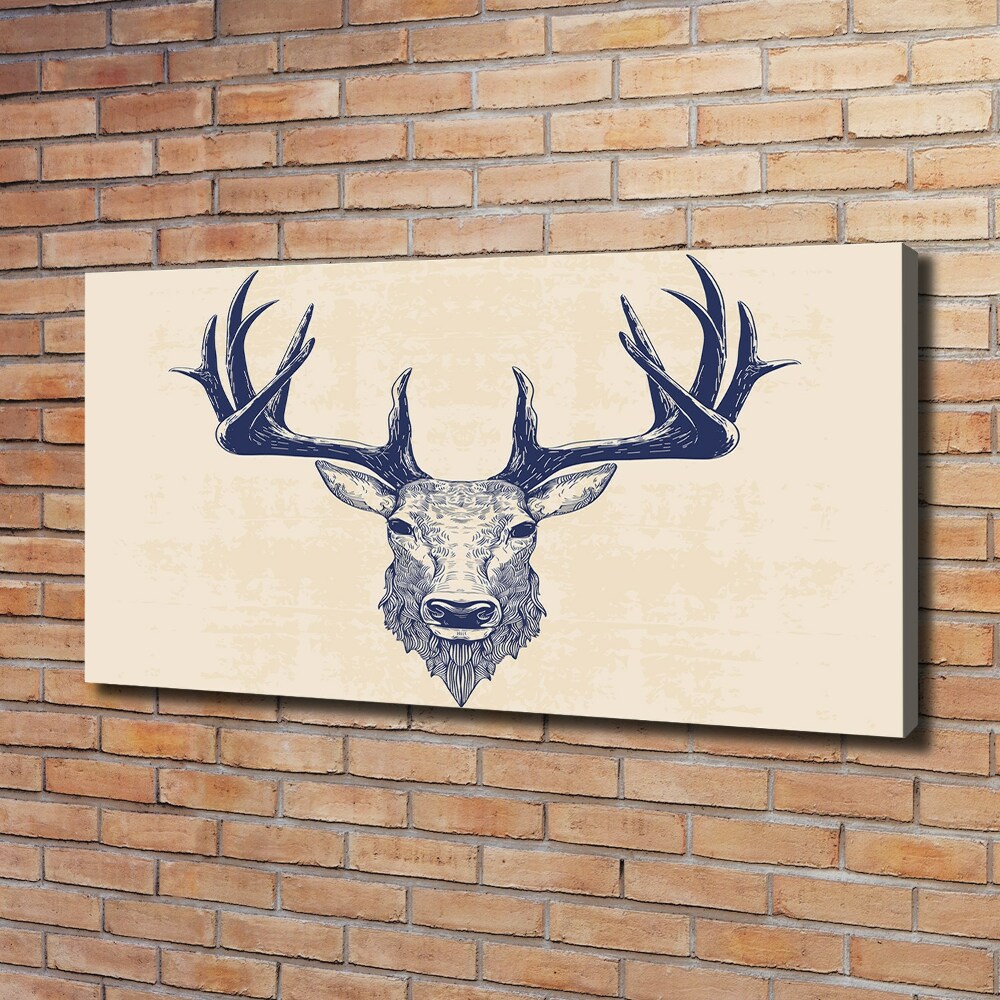 Tableau mural sur toile Tête de cerf