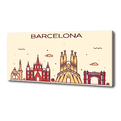 Tableau imprimé sur toile Inscription à Barcelone