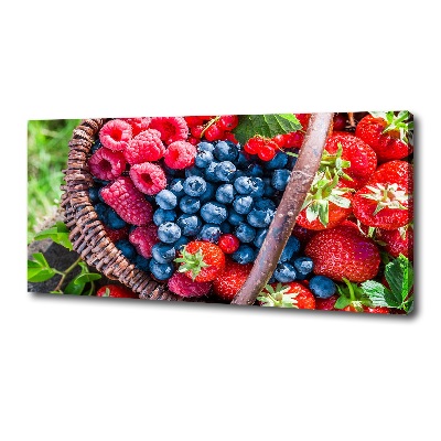 Tableau photo sur toile Corbeille de fruits de forêt