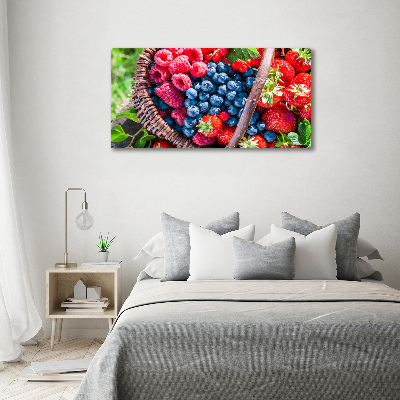 Tableau photo sur toile Corbeille de fruits de forêt