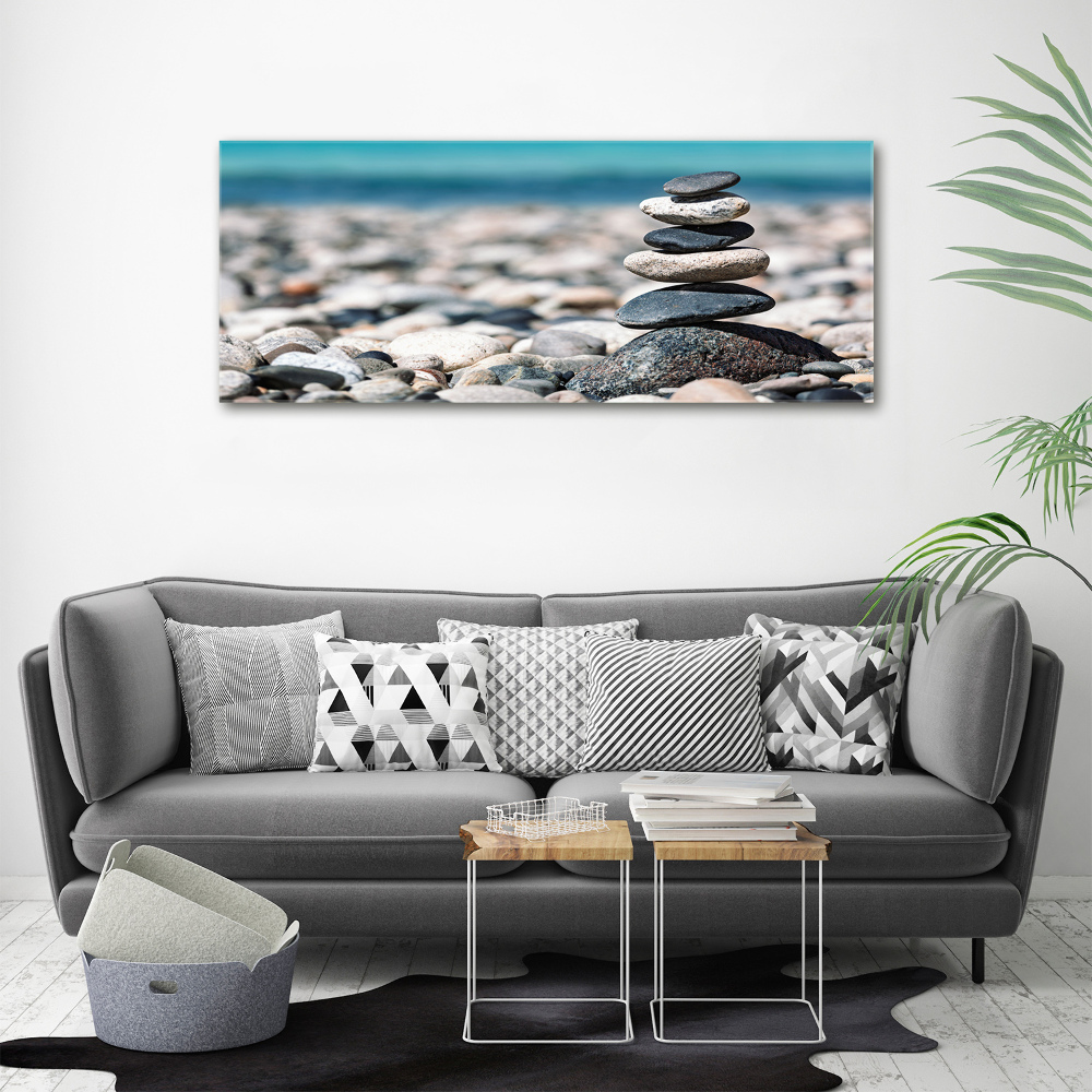 Tableau photo sur toile Pile de pierres