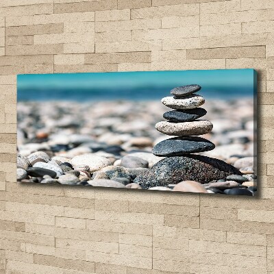 Tableau photo sur toile Pile de pierres