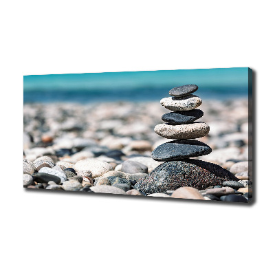 Tableau photo sur toile Pile de pierres