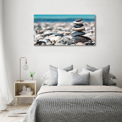 Tableau photo sur toile Pile de pierres