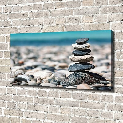 Tableau photo sur toile Pile de pierres