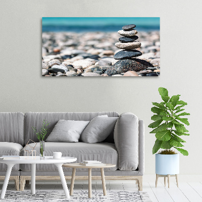 Tableau photo sur toile Pile de pierres