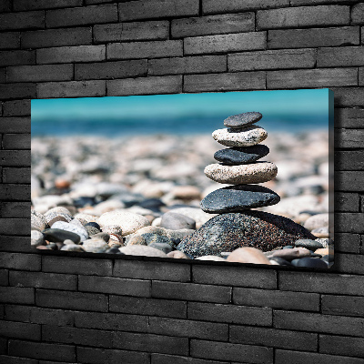 Tableau photo sur toile Pile de pierres