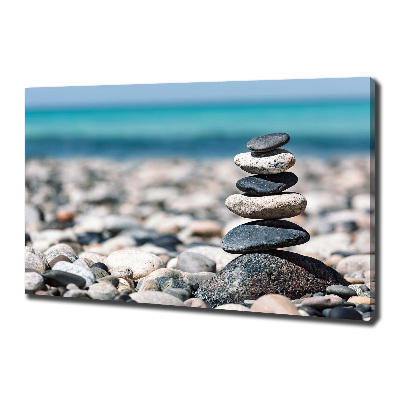 Tableau photo sur toile Pile de pierres