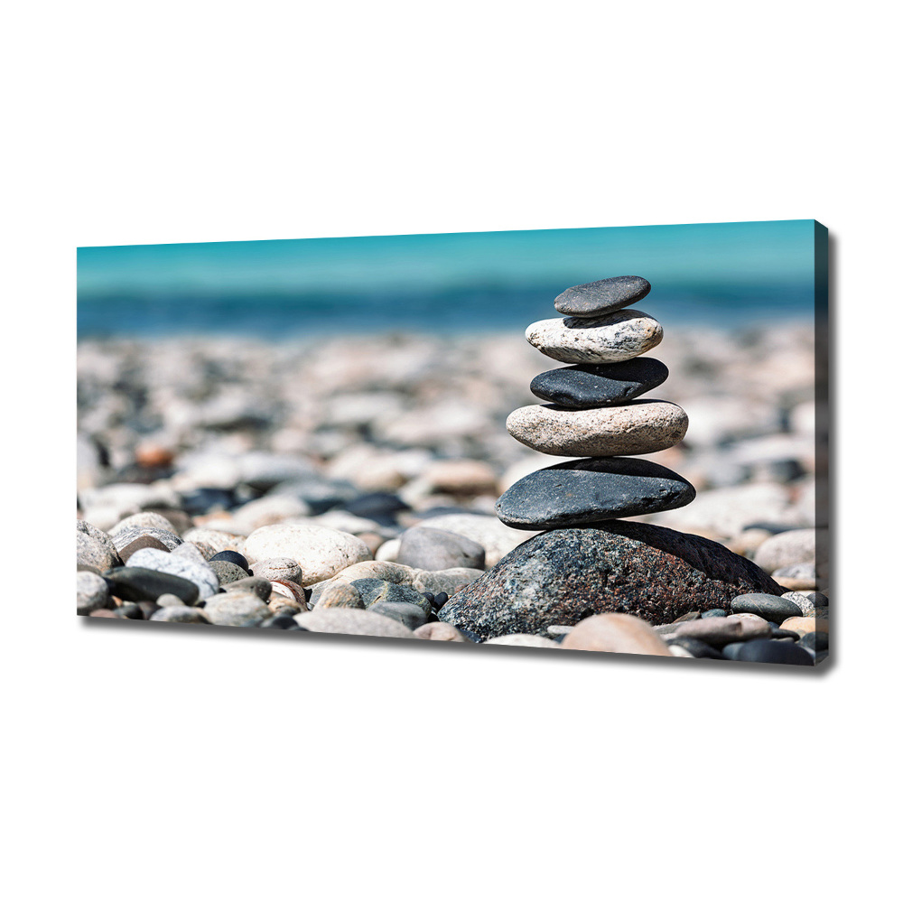 Tableau photo sur toile Pile de pierres