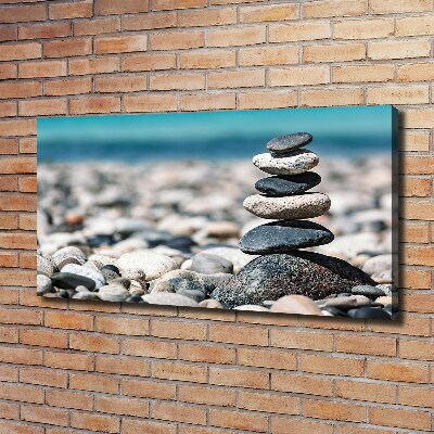 Tableau photo sur toile Pile de pierres