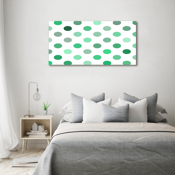 Tableau mural sur toile Pointes vertes