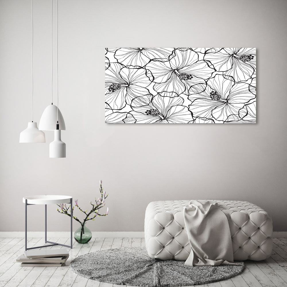 Tableau imprimé sur toile Fleurs hawaïennes