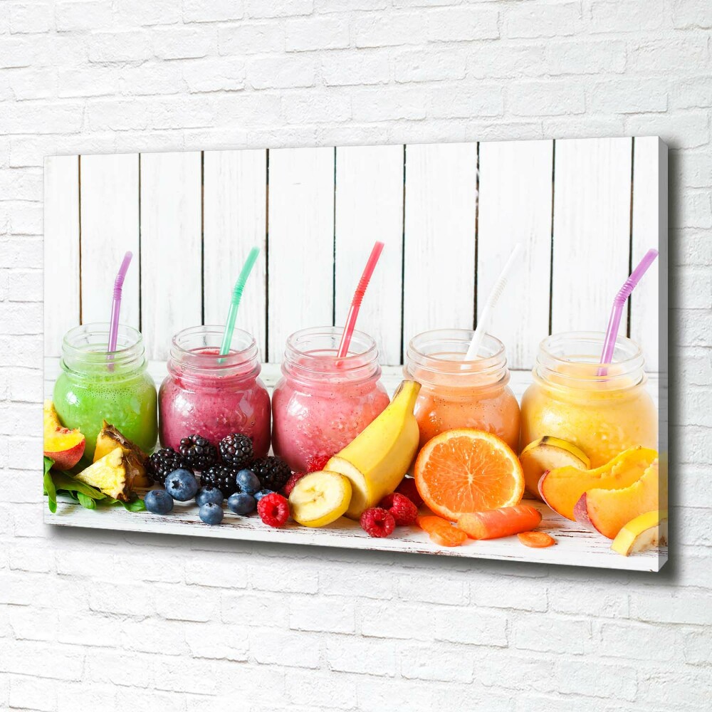 Tableau imprimé sur toile Cocktails de fruits