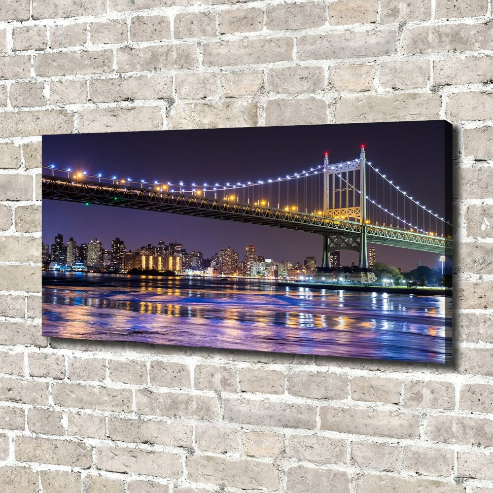 Tableau imprimé sur toile Pont à New York