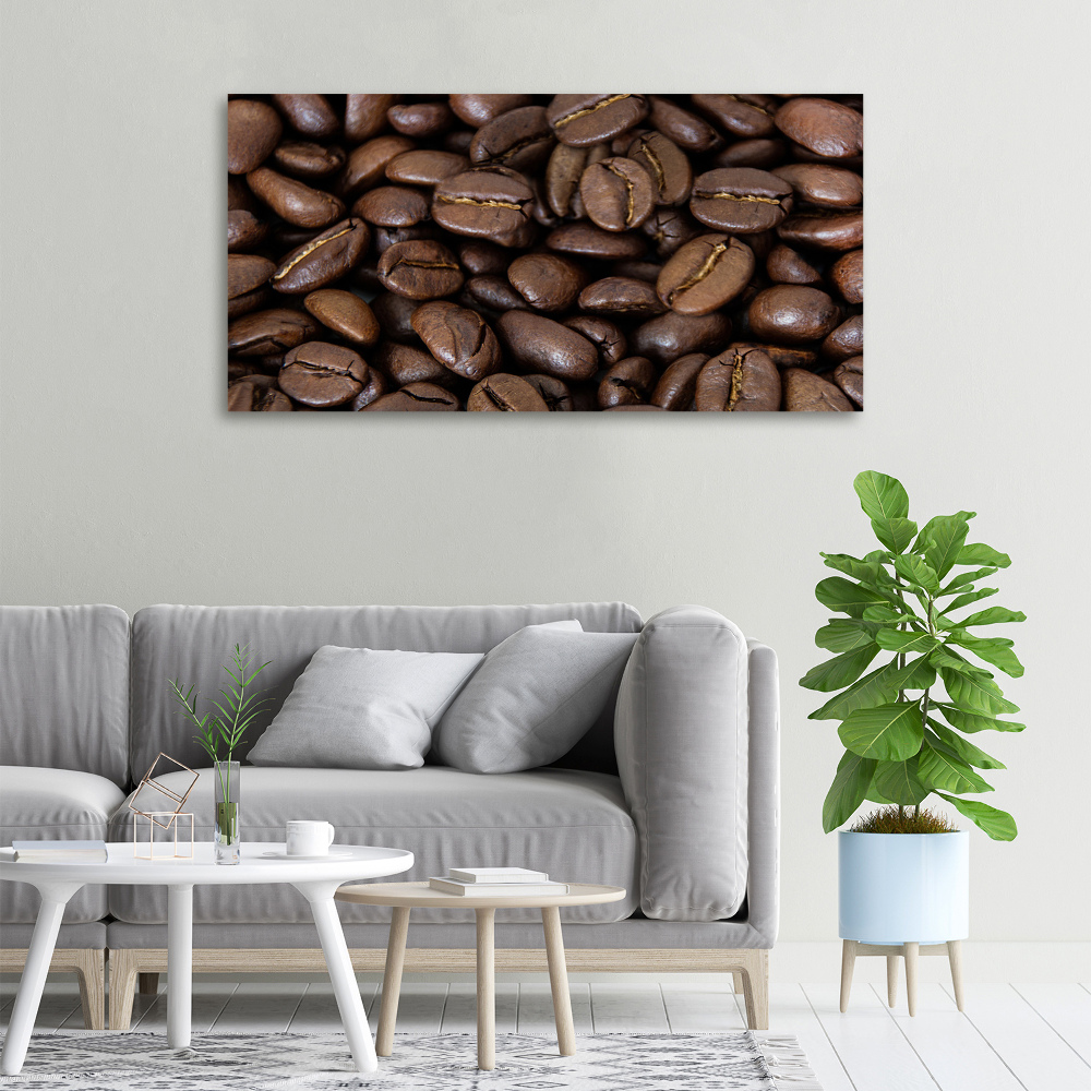 Tableau mural sur toile Gros grains de café