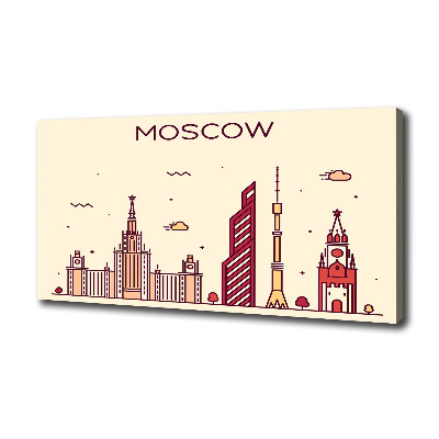 Tableau sur toile Bâtiments de Moscou