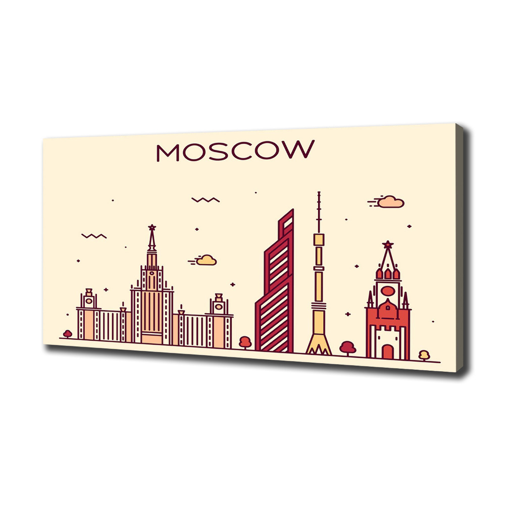 Tableau sur toile Bâtiments de Moscou