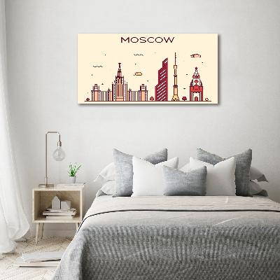 Tableau sur toile Bâtiments de Moscou