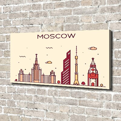 Tableau sur toile Bâtiments de Moscou