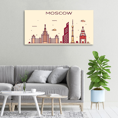 Tableau sur toile Bâtiments de Moscou