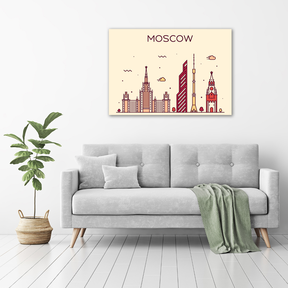 Tableau sur toile Bâtiments de Moscou