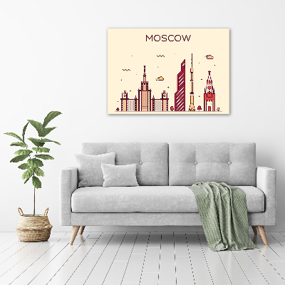 Tableau sur toile Bâtiments de Moscou