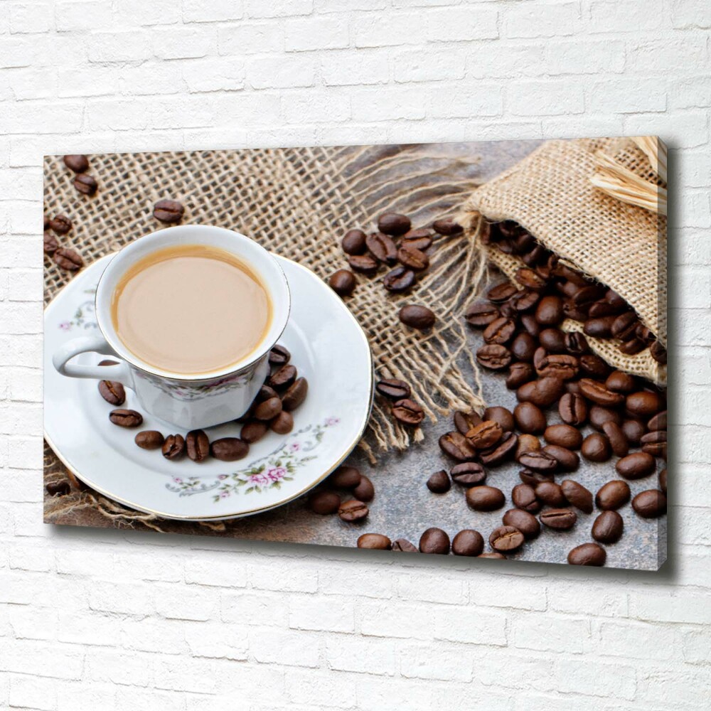 Tableau mural sur toile Café au lait