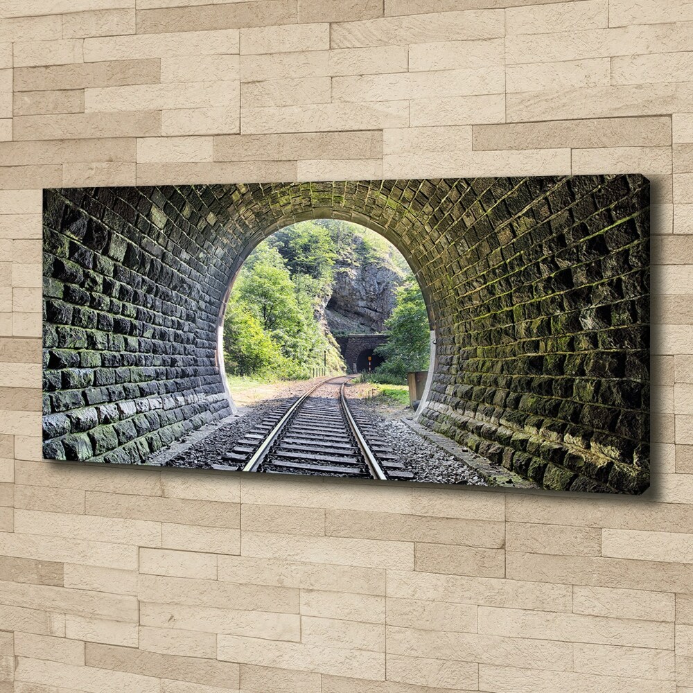 Tableau photo sur toile Tunnel ferroviaire