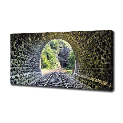 Tableau photo sur toile Tunnel ferroviaire