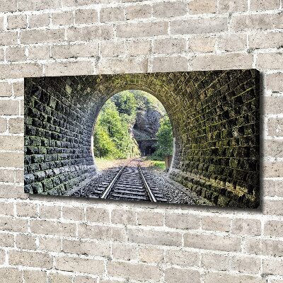 Tableau photo sur toile Tunnel ferroviaire