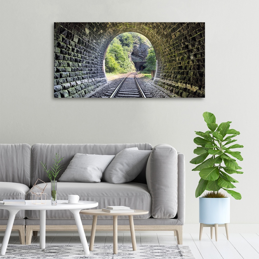 Tableau photo sur toile Tunnel ferroviaire