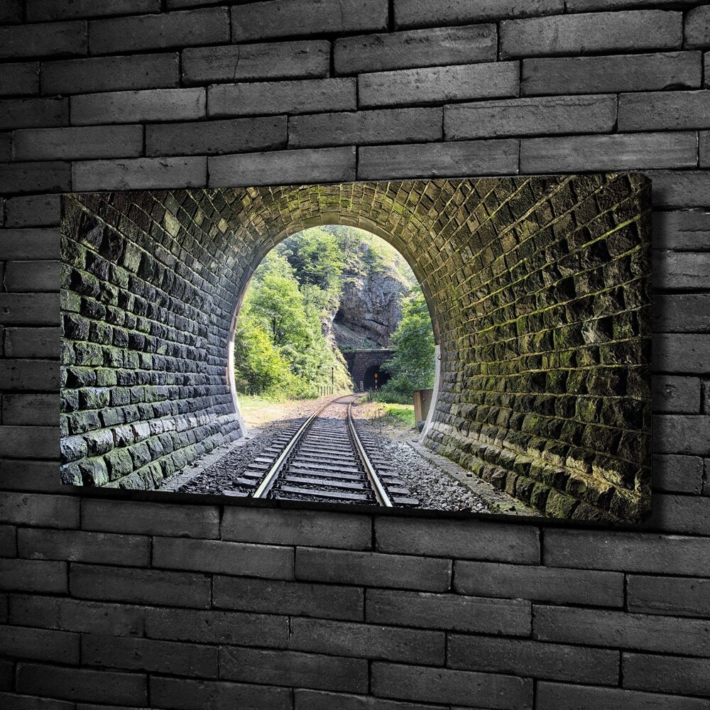 Tableau photo sur toile Tunnel ferroviaire