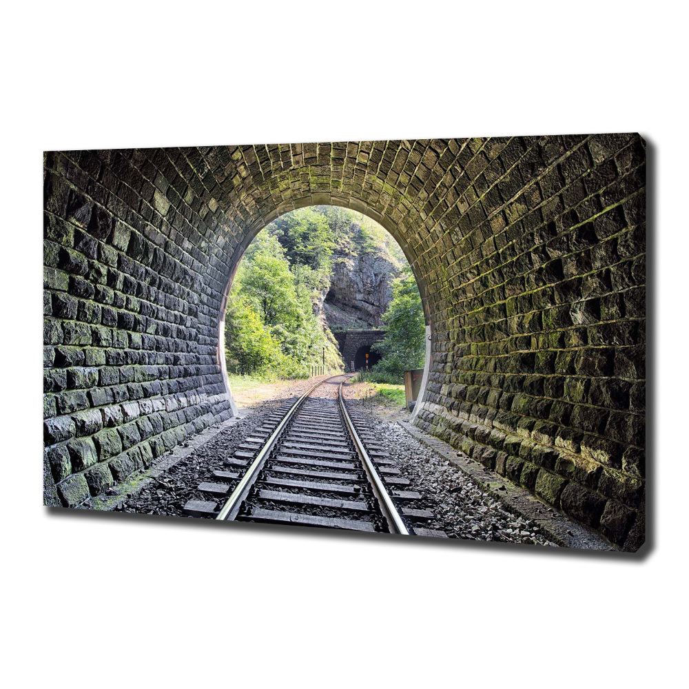 Tableau photo sur toile Tunnel ferroviaire