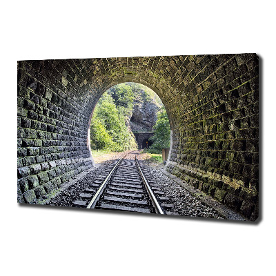 Tableau photo sur toile Tunnel ferroviaire